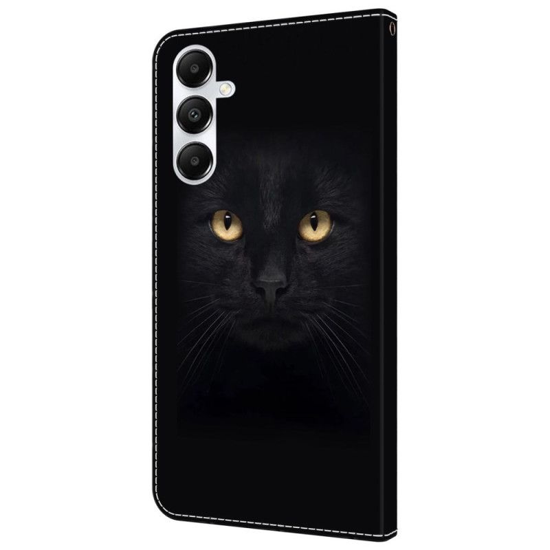 Lederhüllen Samsung Galaxy A55 5g Schwarze Katze