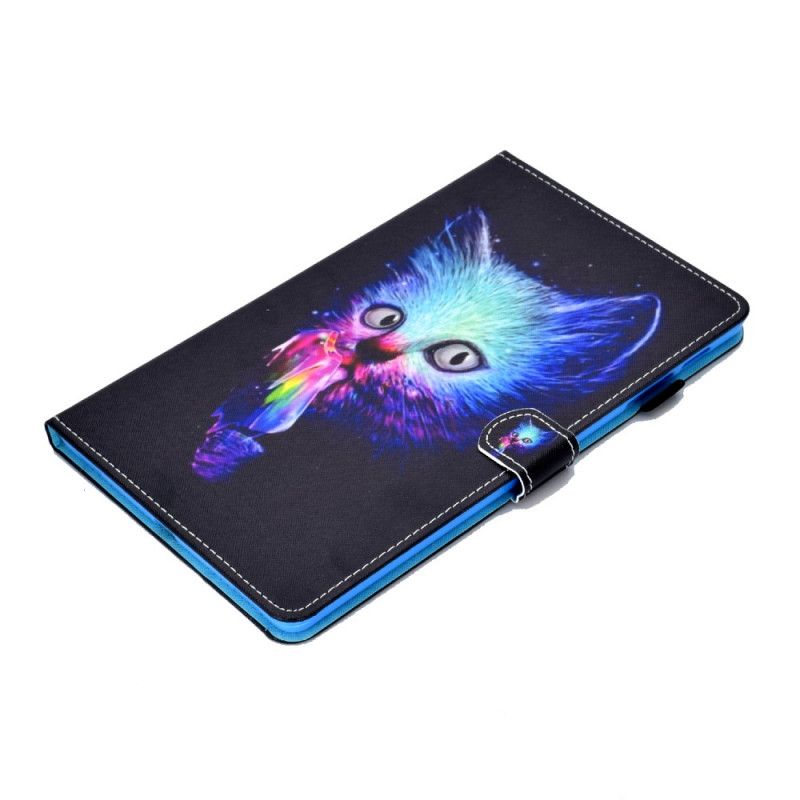 Lederhüllen Samsung Galaxy Tab A 10.1 (2019) Psychokatze