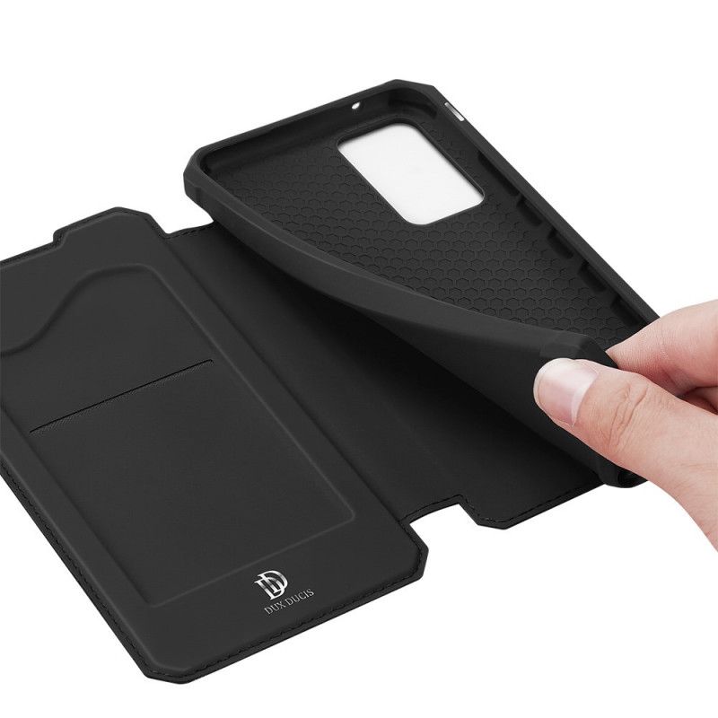 Flip Case Für Samsung Galaxy A52 4G / A52 5G Schwarz Haut X Serie Dux Ducis