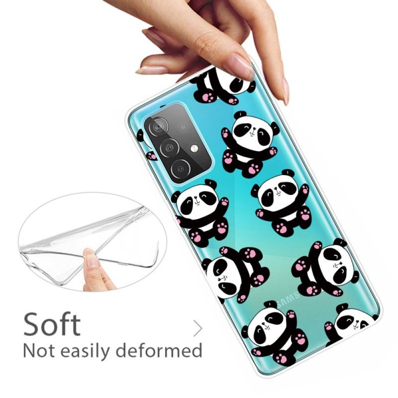 Hülle Samsung Galaxy A52 4G / A52 5G Top-Spaß-Pandas