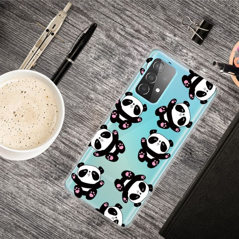 Hülle Samsung Galaxy A52 4G / A52 5G Top-Spaß-Pandas