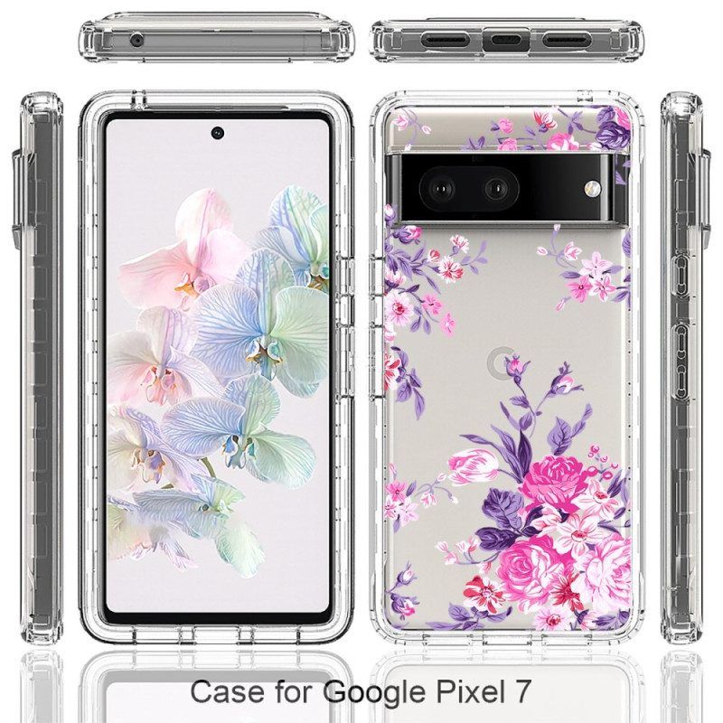 Handyhülle Für Google Pixel 7 Nahtlose Blumen