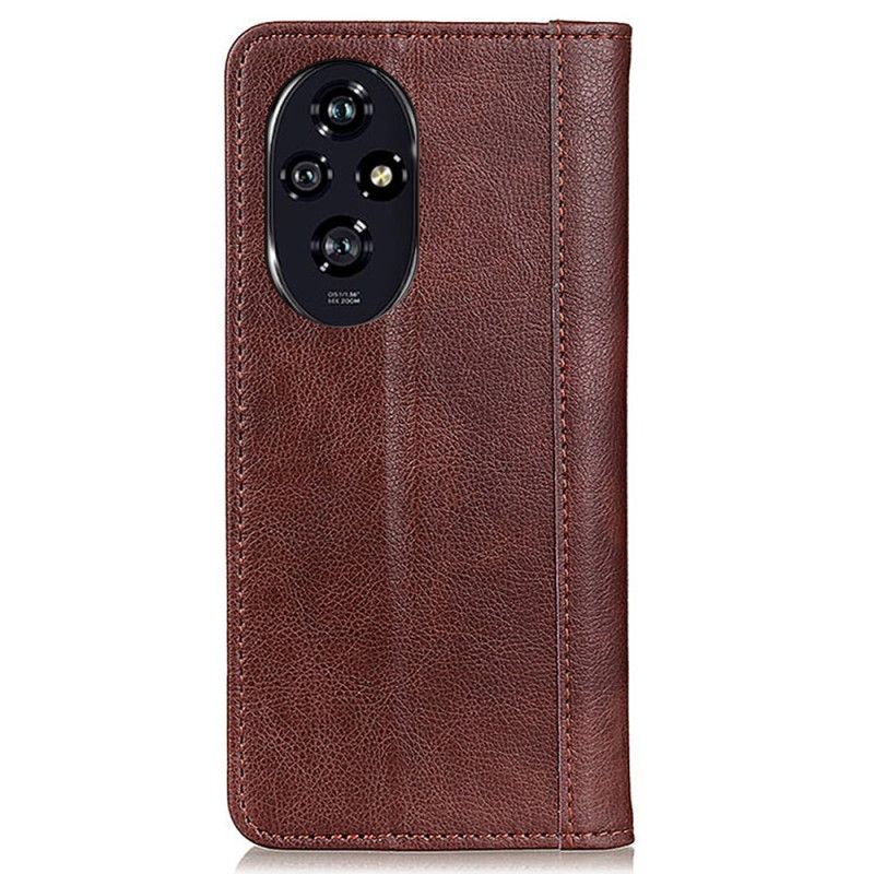 Flip Case Für Honor 200 Pro Spaltleder