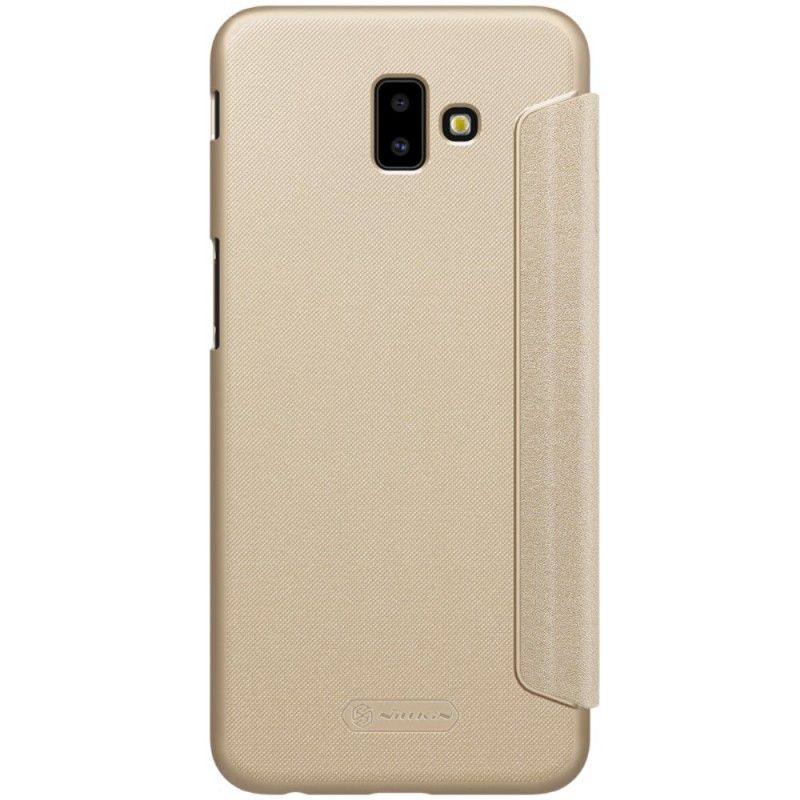 Flip Case Samsung Galaxy J6 Plus Schwarz Handyhülle Nillkin