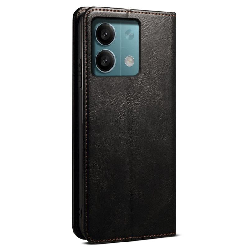 Flip Case Für Xiaomi Redmi Note 13 5g Gewachstes Kunstleder