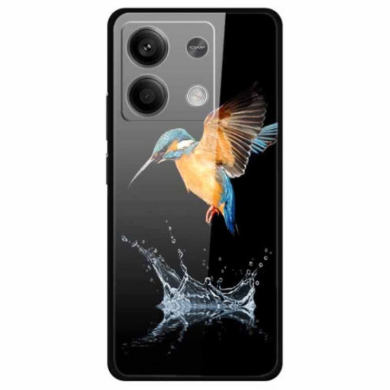 Hülle Xiaomi Redmi Note 13 5g Handyhülle Gekrönter Vogel Aus Gehärtetem Glas