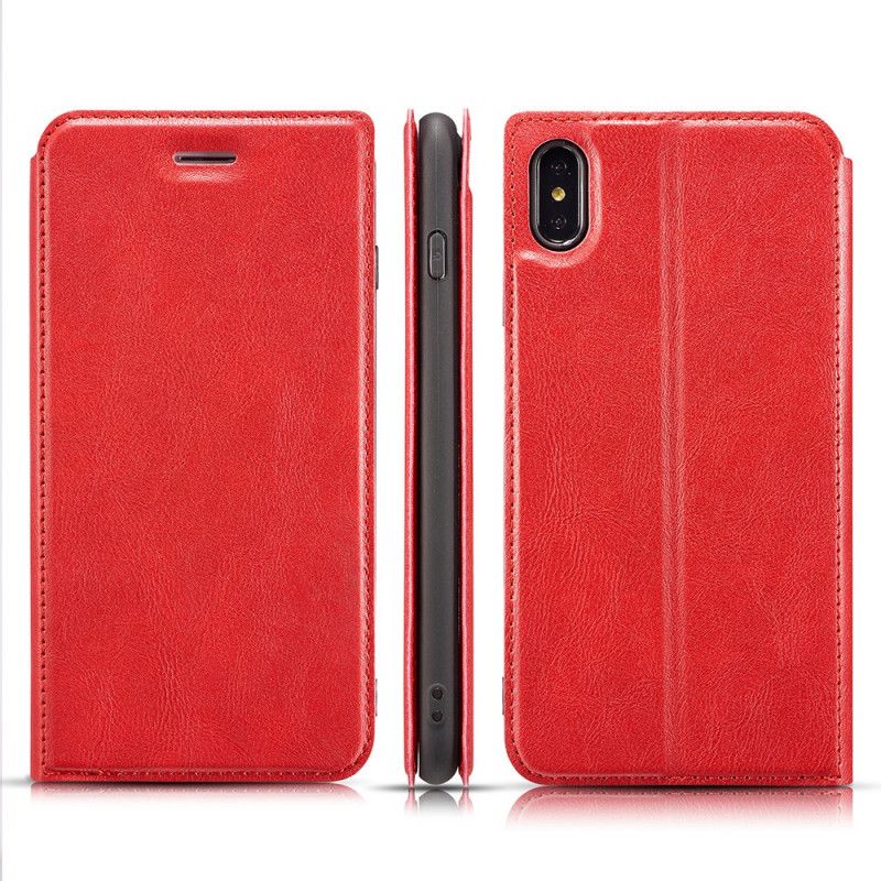 Flip Case iPhone XS Max Schwarz Ultra-Finesse