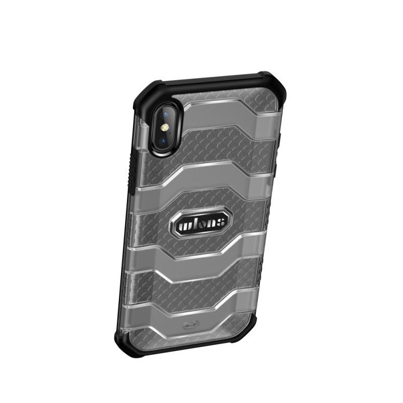 Hülle Für iPhone XS Max Schwarz Explorer-Serie