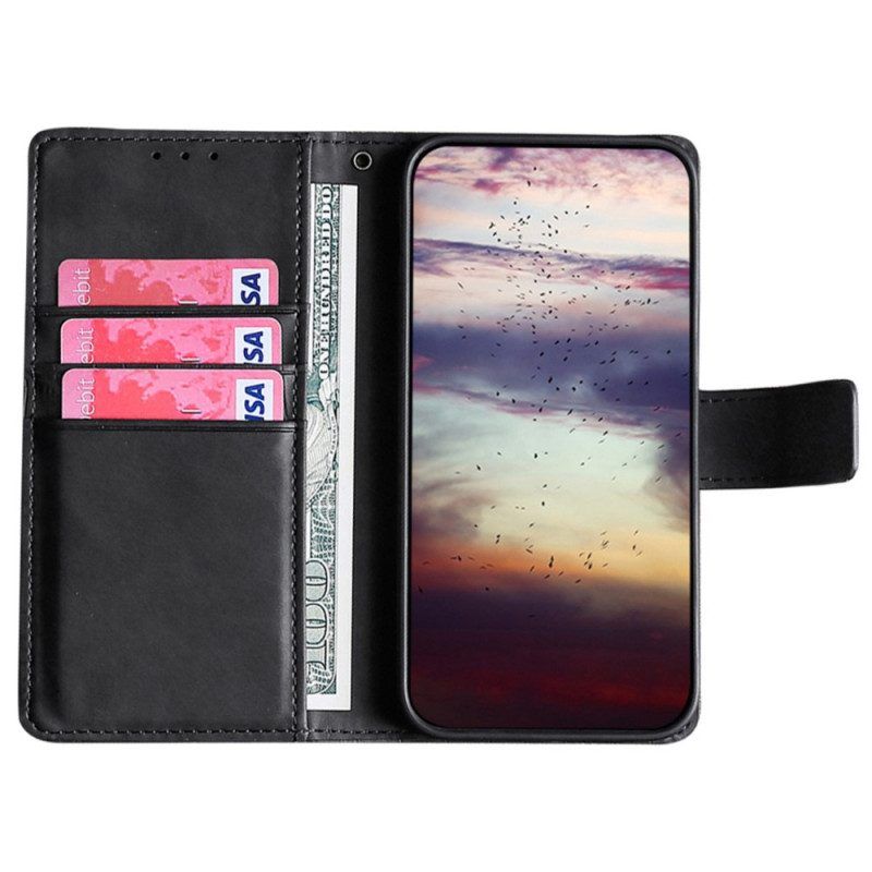 Flip Case Für Huawei Mate 50 Pro Krokodil