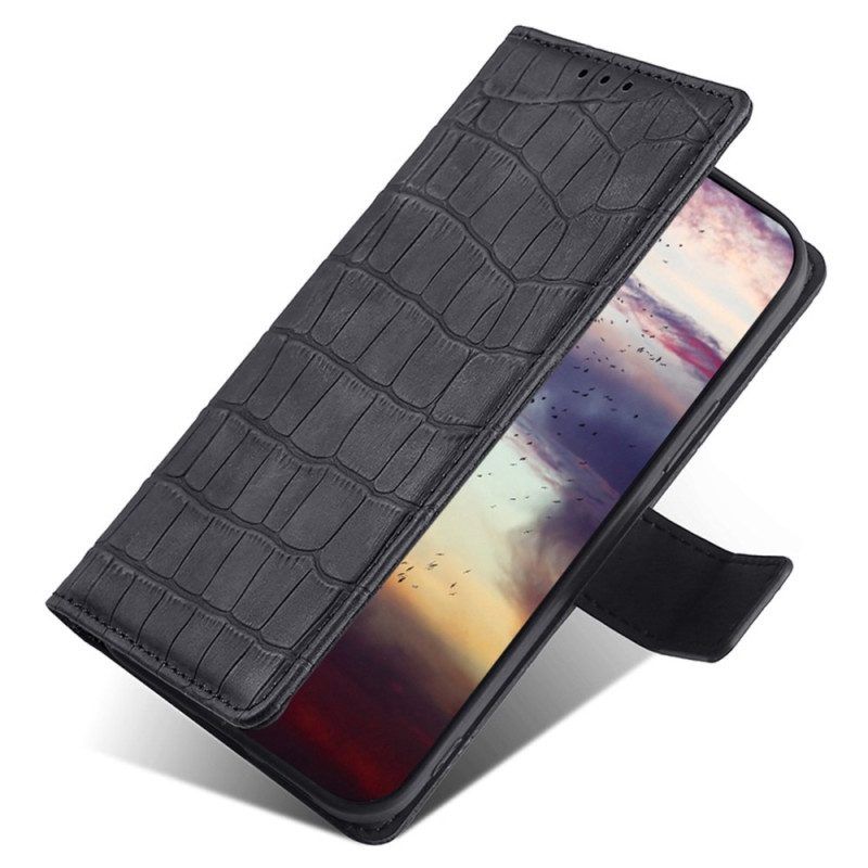 Flip Case Für Huawei Mate 50 Pro Krokodil