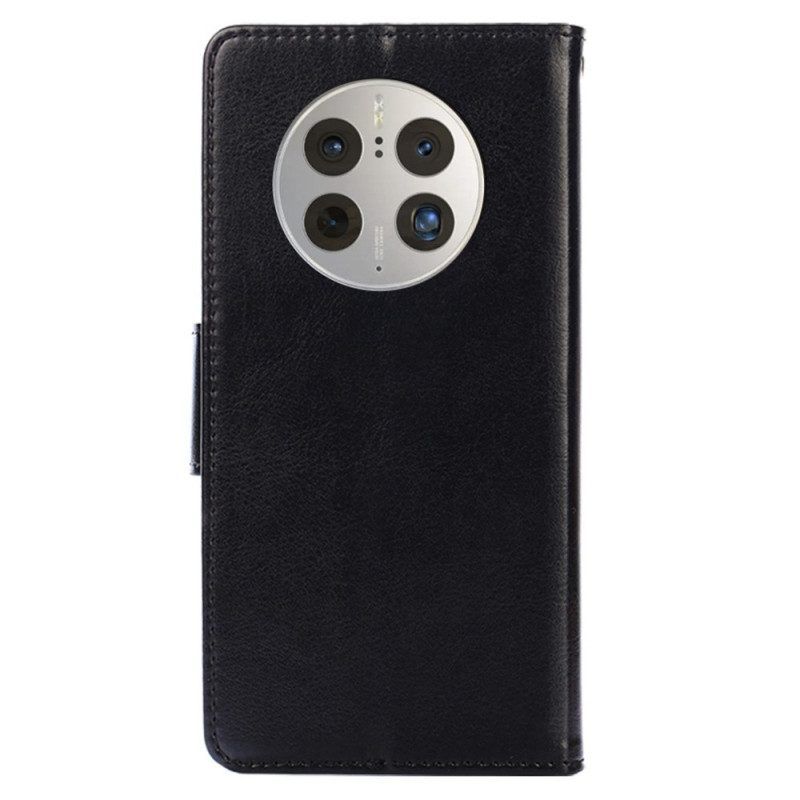 Flip Case Für Huawei Mate 50 Pro Vintage-kunstleder