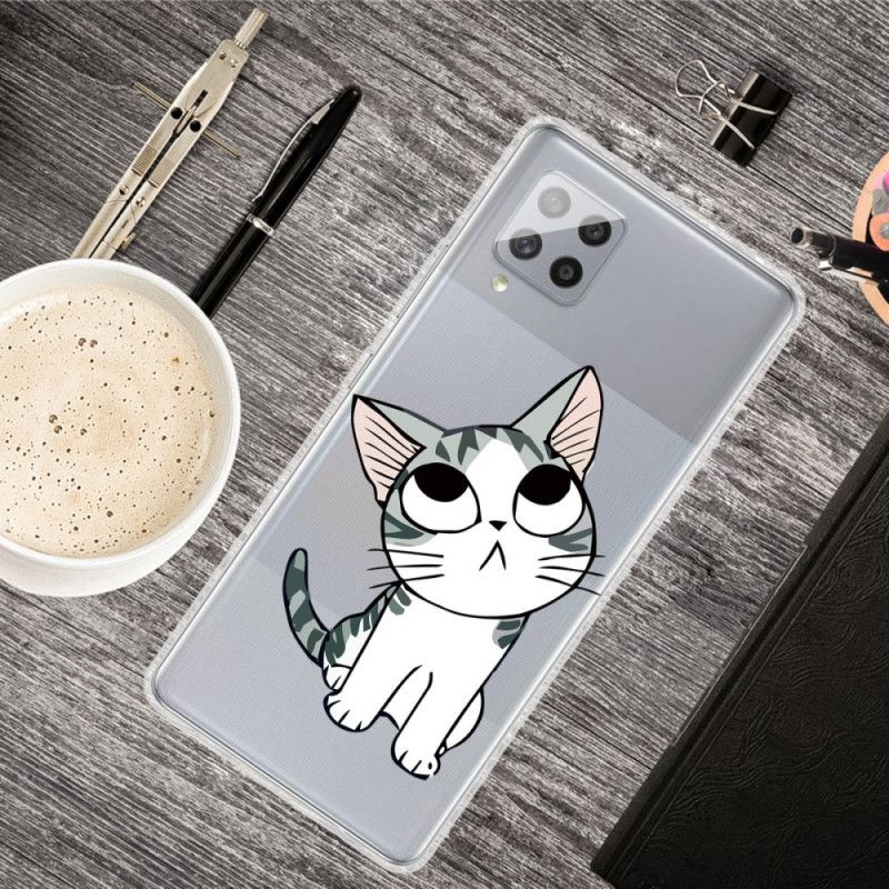 Hülle Für Samsung Galaxy A42 5G Charmante Katze