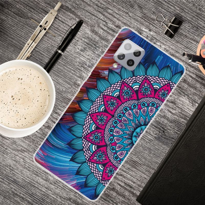 Hülle Samsung Galaxy A42 5G Buntes Mandala