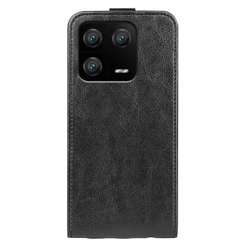 Lederhüllen Für Xiaomi 13 Pro Flip Case Vertikale Klappe In Lederoptik