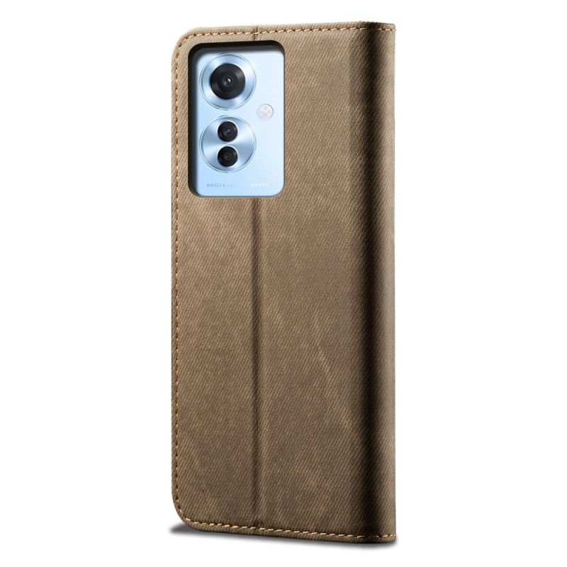 Case Für Oppo Reno 11f 5g Jeansstoff