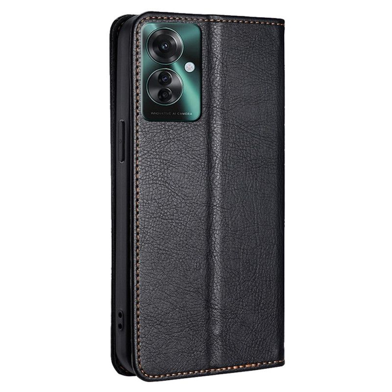 Flip Case Oppo Reno 11f 5g Handyhülle Lederstruktur