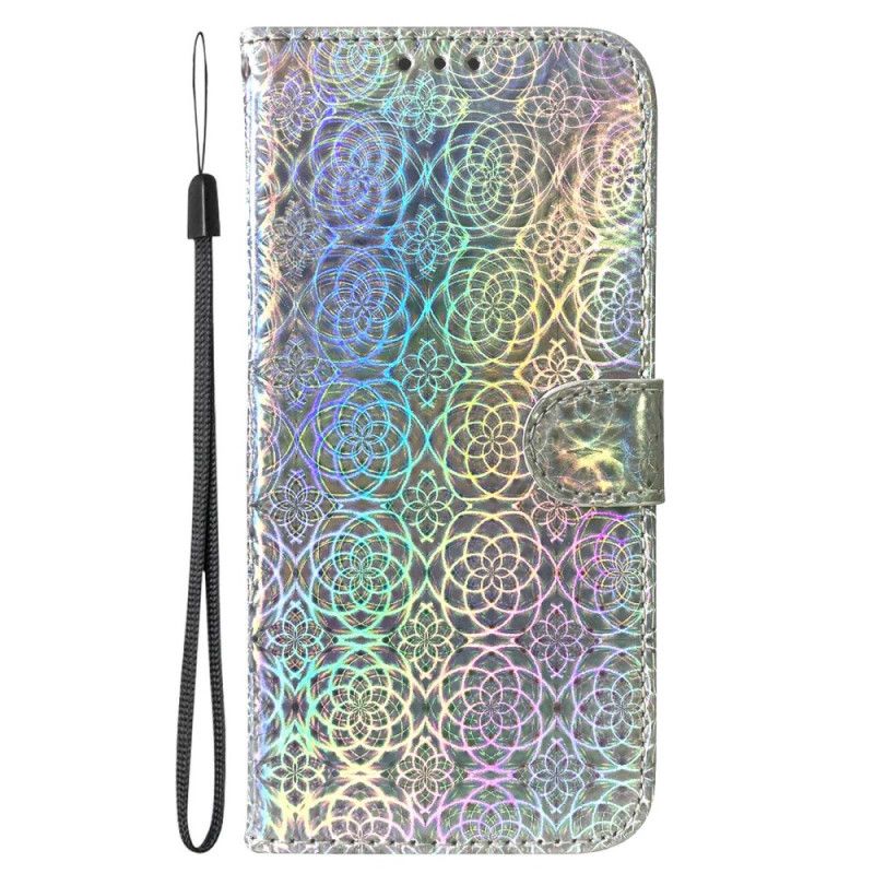 Lederhüllen Oppo Reno 11f 5g Handyhülle Riemchen-disco-stil