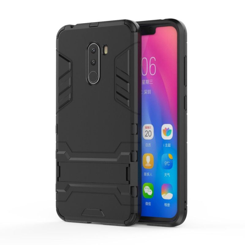 Hülle Xiaomi Pocophone F1 Schwarz Extrem Widerstandsfähige Zunge