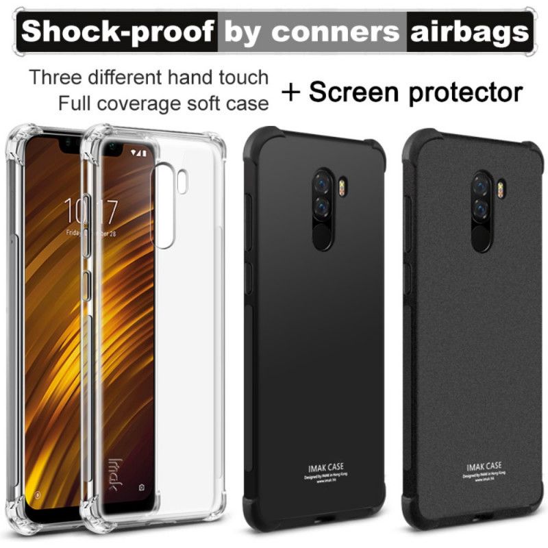 Hülle Xiaomi Pocophone F1 Transparent Imak Seidig