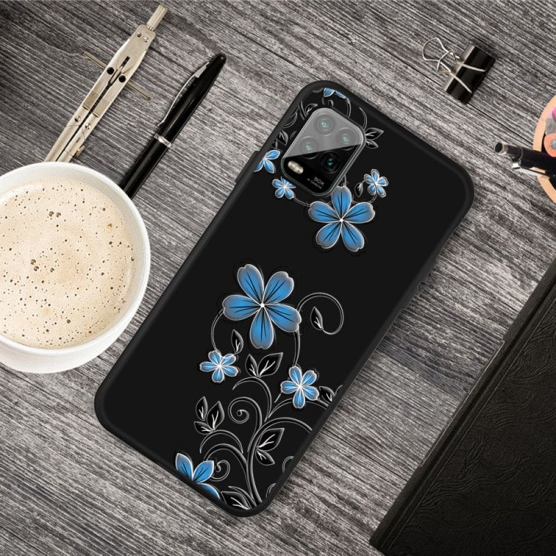 Hülle Für Xiaomi Mi 10 Lite Blaue Blüten