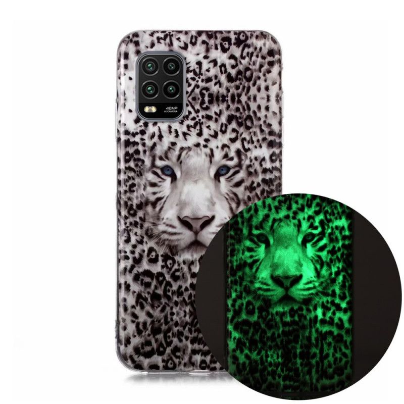 Hülle Xiaomi Mi 10 Lite Fluoreszierender Leopard