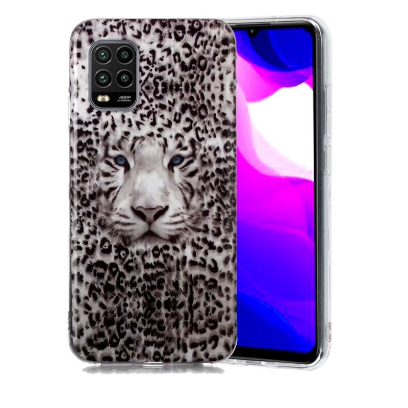 Hülle Xiaomi Mi 10 Lite Fluoreszierender Leopard