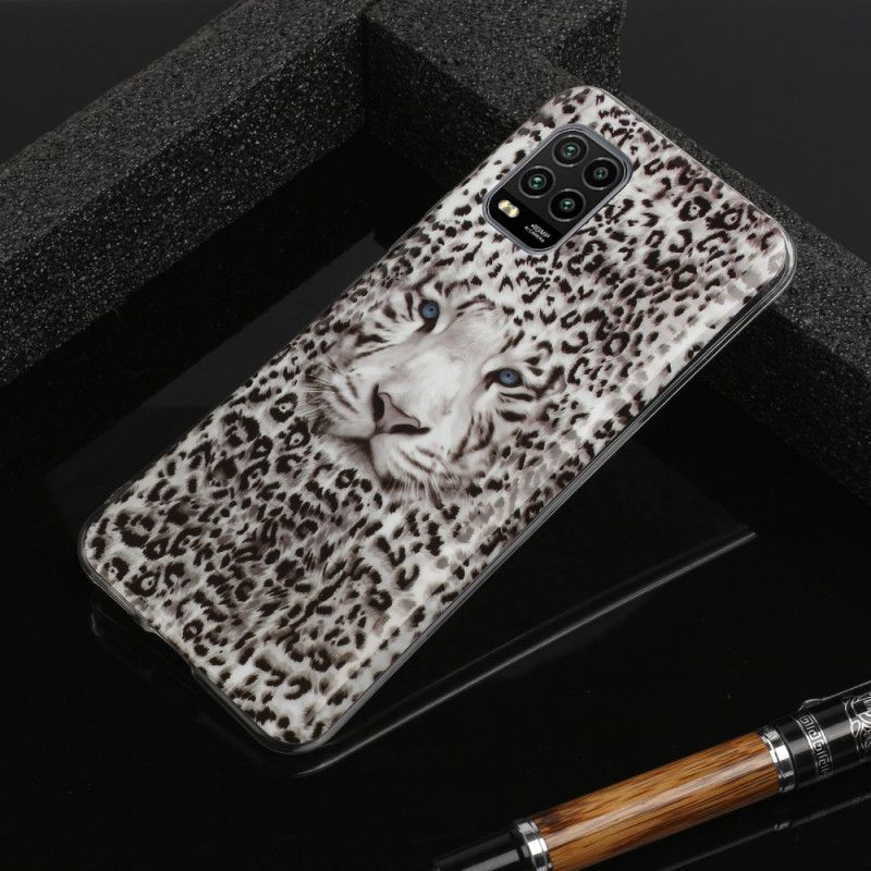 Hülle Xiaomi Mi 10 Lite Fluoreszierender Leopard