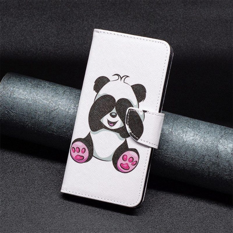 Flip Case Für iPhone 14 Plus Panda-spaß