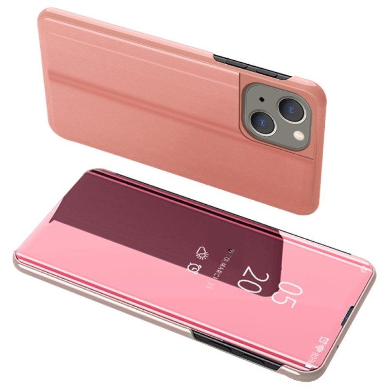 Schutzhülle Für iPhone 14 Plus Flip Case Spiegel