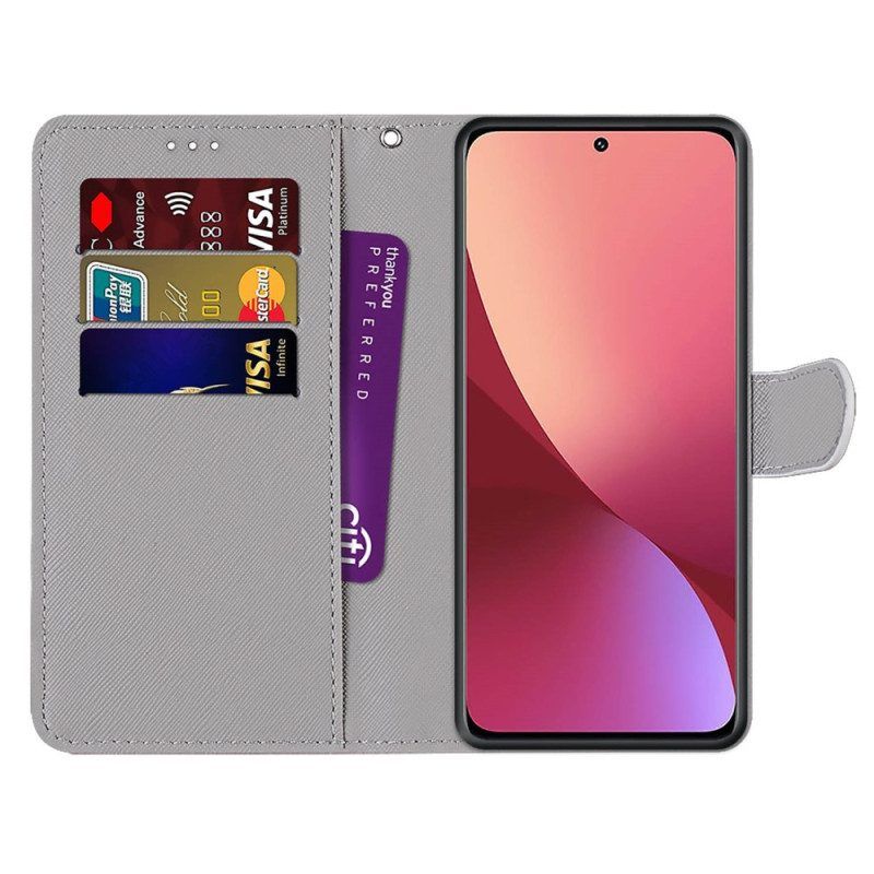 Flip Case Für Xiaomi 12 / 12X Fingerherz