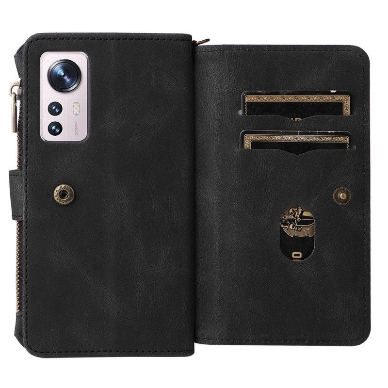 Flip Case Für Xiaomi 12 / 12X Multifunktionaler Kartenhalter