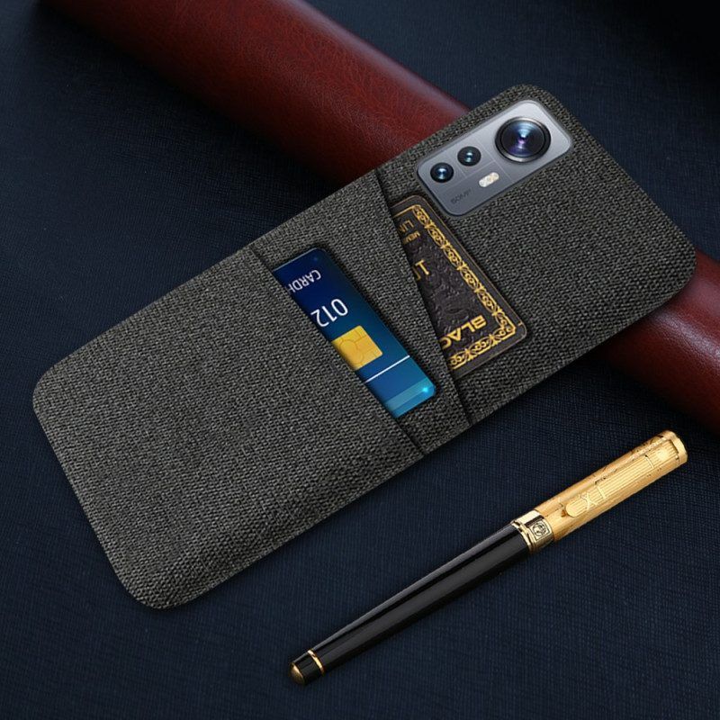 Hülle Für Xiaomi 12 / 12X Kartenhalter-stoff