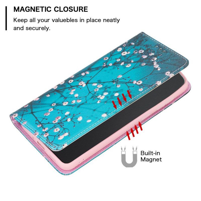 Schutzhülle Für Xiaomi 12 / 12X Flip Case Blühende Zweige