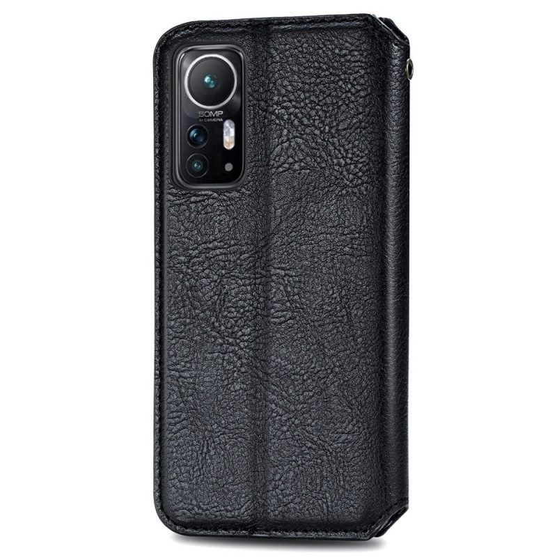 Schutzhülle Für Xiaomi 12 / 12X Flip Case Diamantstruktur