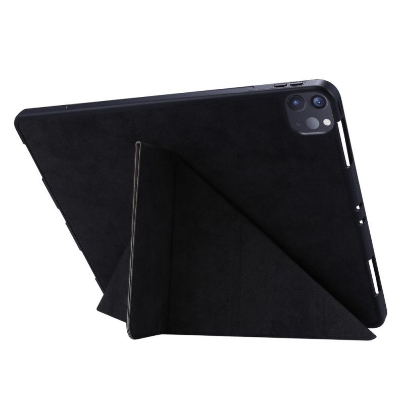 Smart Case Im iPad Pro 12.9" (2018) (2020) Schwarz Origami-Stil