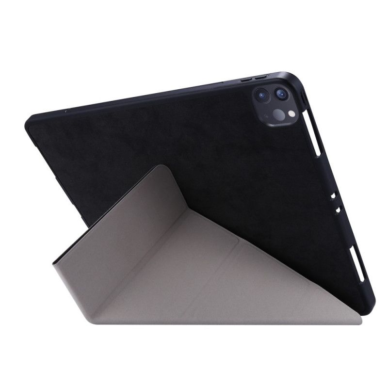 Smart Case Im iPad Pro 12.9" (2018) (2020) Schwarz Origami-Stil