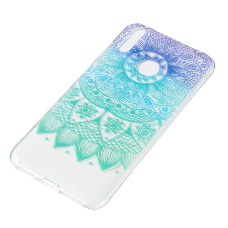 Hülle Huawei Y7 2019 Transparentes Farbiges Mandala