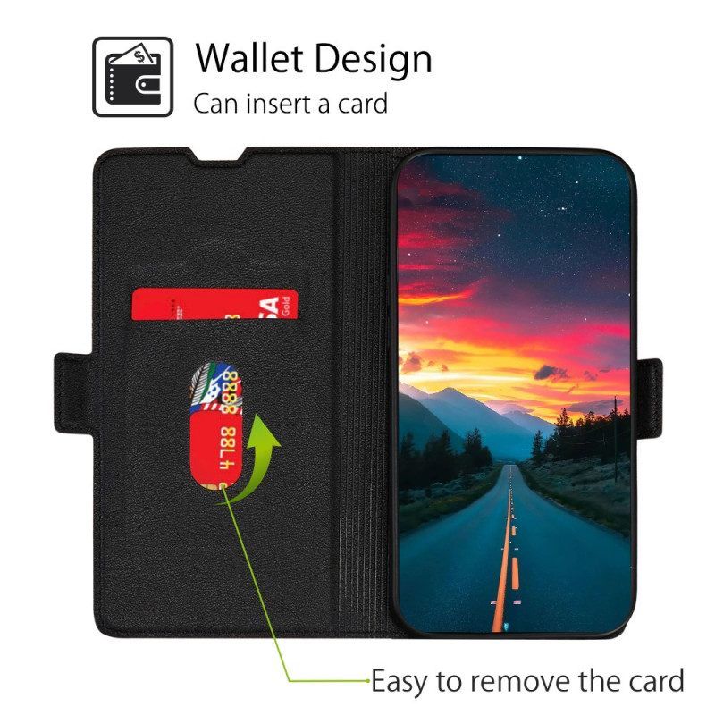 Lederhüllen Für Honor Magic 4 Lite 5G Flip Case Klappen-doppeldesign