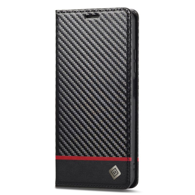 Flip Case Für Xiaomi Redmi Note 13 4g Kohlefaser Lc.imeeke