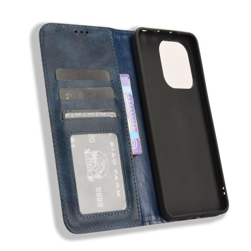 Flip Case Für Xiaomi Redmi Note 13 4g Vintage-kunstleder