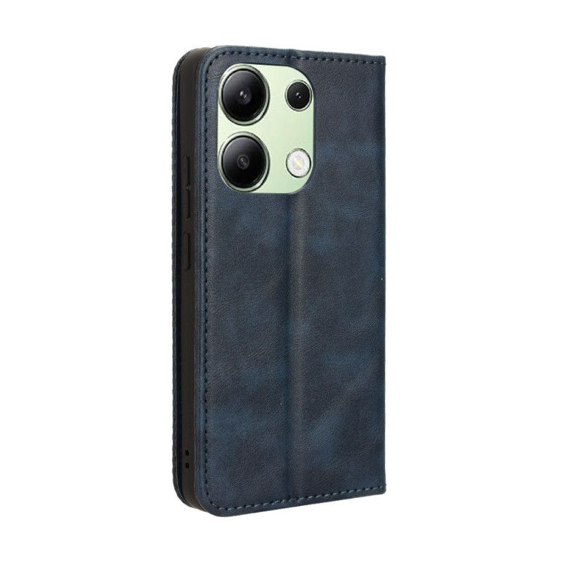 Flip Case Für Xiaomi Redmi Note 13 4g Vintage-kunstleder