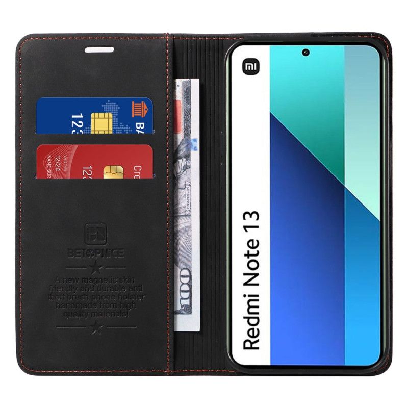 Flip Case Xiaomi Redmi Note 13 4g Betopnice Rfid-schutz