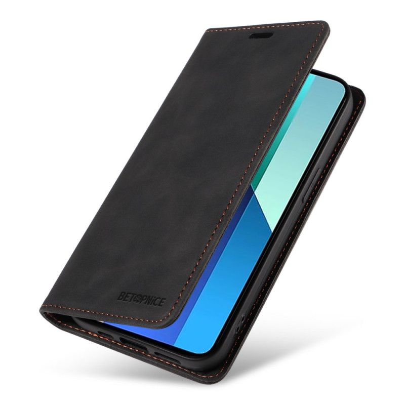 Flip Case Xiaomi Redmi Note 13 4g Betopnice Rfid-schutz