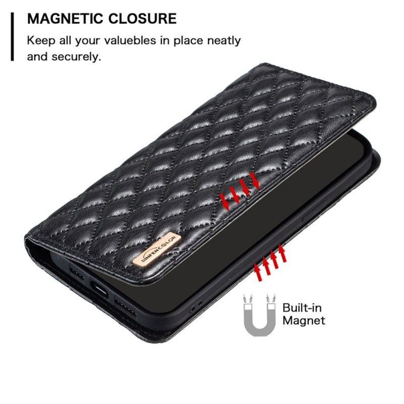 Flip Case Xiaomi Redmi Note 13 4g Handyhülle Gesteppt Binfen Color