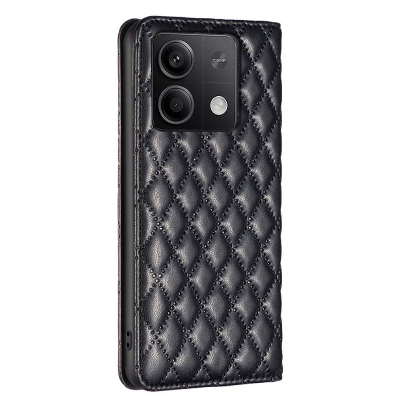 Flip Case Xiaomi Redmi Note 13 4g Handyhülle Gesteppt Binfen Color