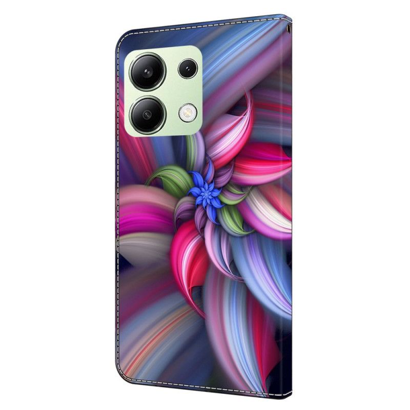 Lederhüllen Für Xiaomi Redmi Note 13 4g Bunte Blumen