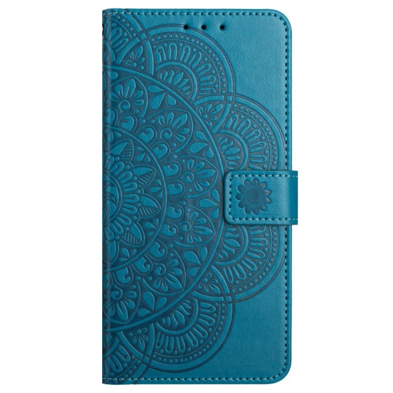 Lederhüllen Xiaomi Redmi Note 13 4g Handyhülle Mandala-druck Mit Riemen