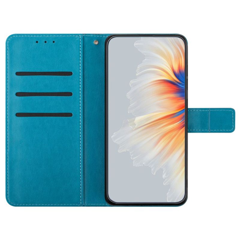 Lederhüllen Xiaomi Redmi Note 13 4g Handyhülle Mandala-druck Mit Riemen