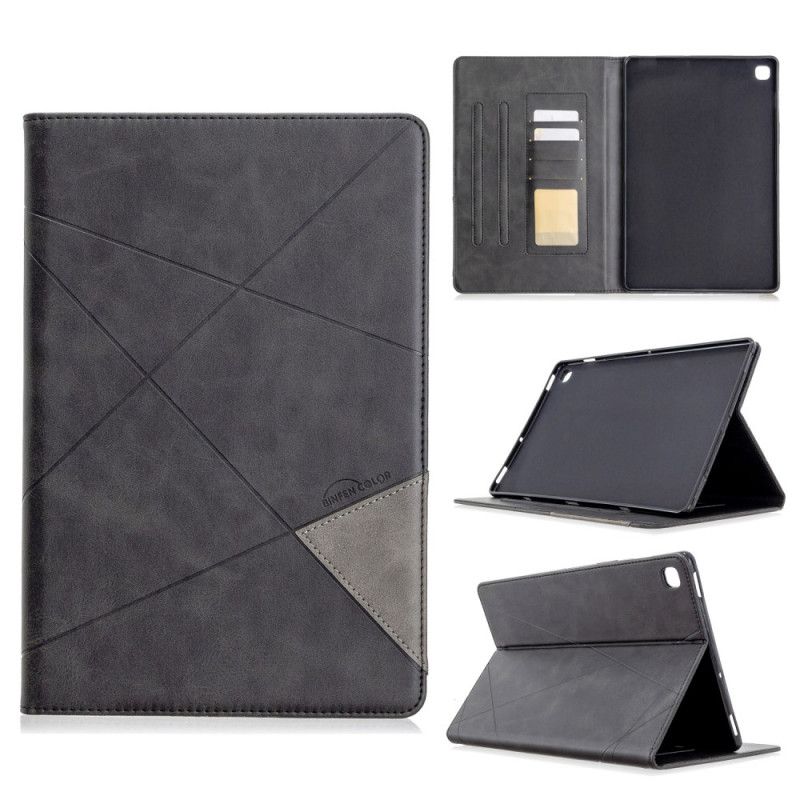 Case Samsung Galaxy Tab S5e Schwarz Handyhülle Geometrie