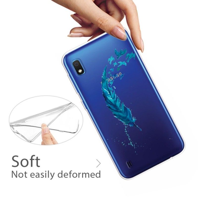 Hülle Samsung Galaxy A10 Schöne Feder